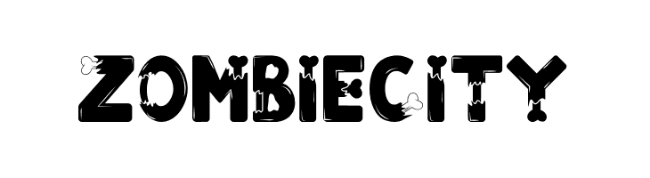 Zombie City  Fuentes Gratis Descargar