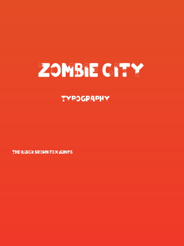 Zombie City Poster