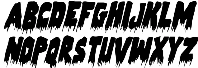 Zombie Control Condensed Italic لخطوط تنزيل الأحرف الكبيرة