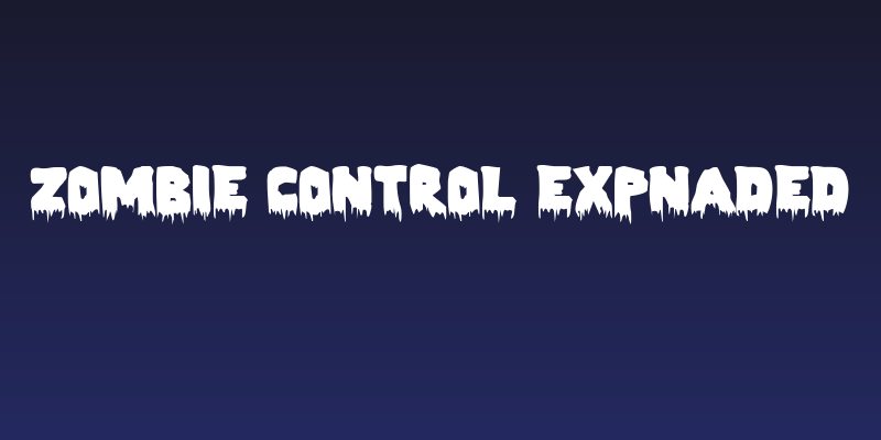 Zombie Control Expnaded Social Header
