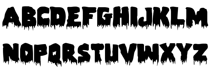 Zombie Control Expnaded Font LOWERCASE