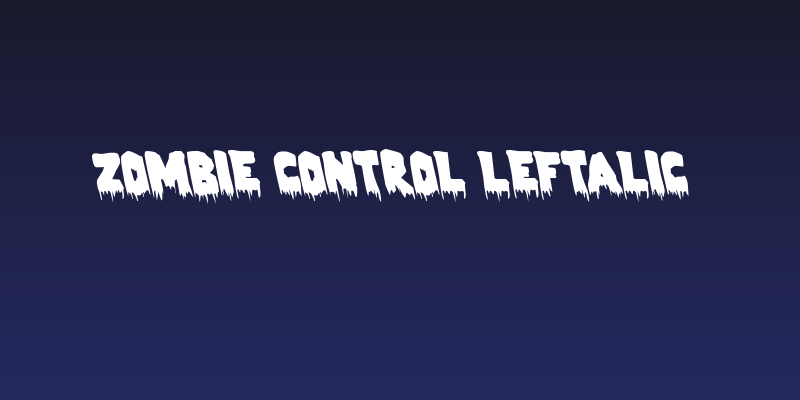 Zombie Control Leftalic Social Header