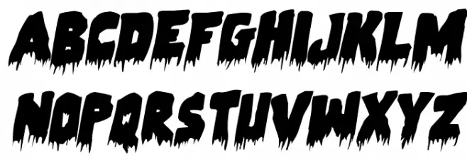 Zombie Control Rotalic Schriftart Groß