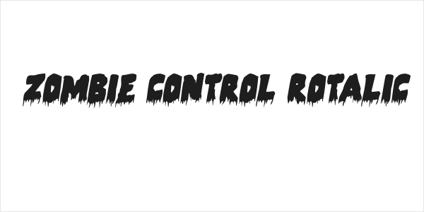Zombie Control Rotalic Logo