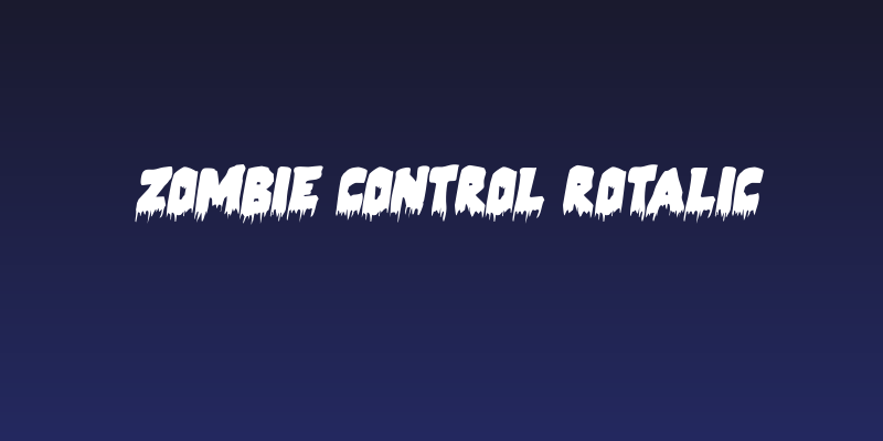 Zombie Control Rotalic Social Header