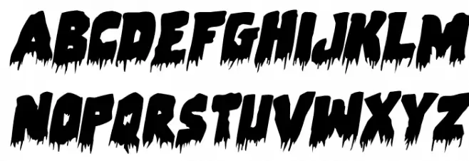 Zombie Control Rotalic Шрифта строчной
