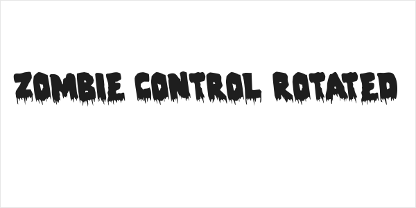 Zombie Control Rotated Logo