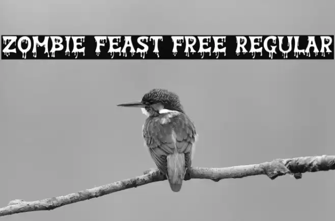 Zombie Feast Free Regular Font examples