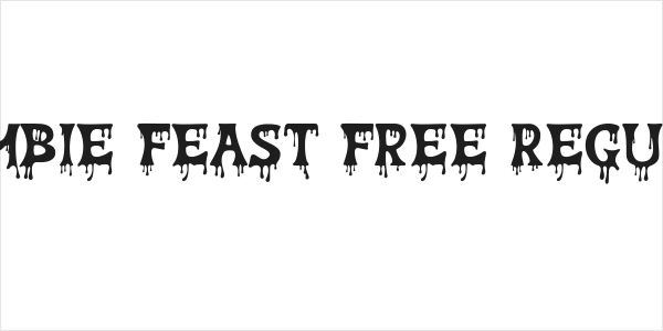 Zombie Feast Free Regular Logo