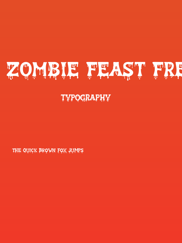 Zombie Feast Free Regular Poster