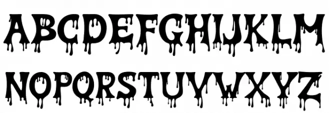 Zombie Feast Free Regular Caratteri MINUSCOLO