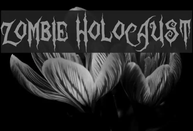 Zombie Holocaust Fonte examples