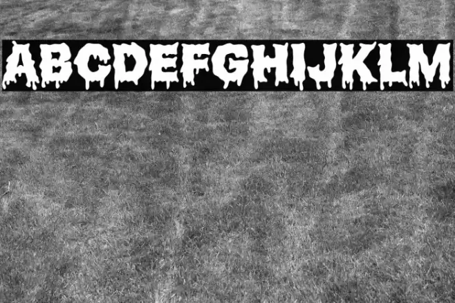 Zombie Hunger DEMO Font examples