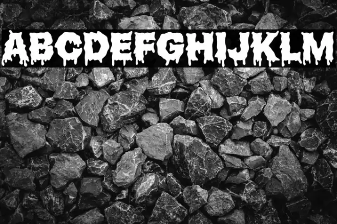 Zombie Hunger DEMO Font examples