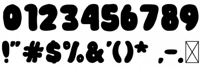 Zombie Land Font OTHER CHARS