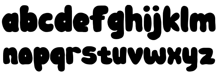 Zombie Land Font LOWERCASE