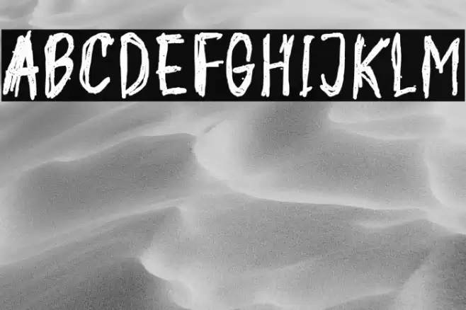 Zombie Message Font examples