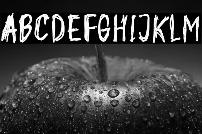 Zombie Message Font examples