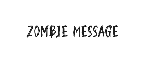 Zombie Message Logo