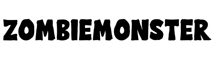Zombie Monster  font caratteri gratis