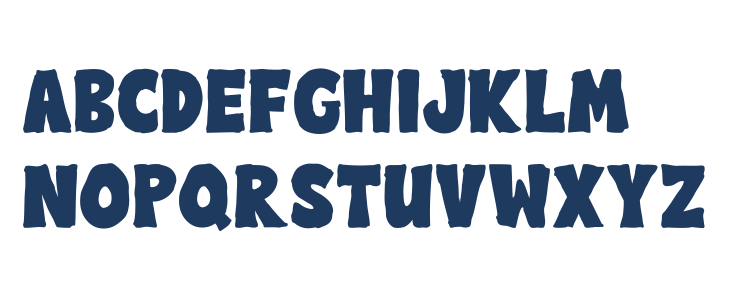 Zombie Monster Lowercase