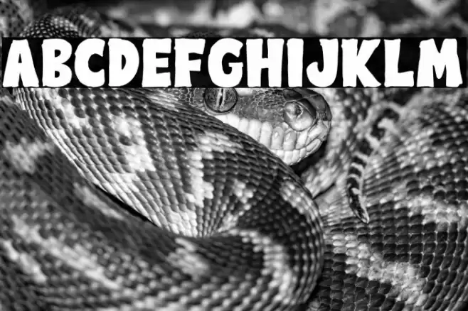 Zombie Monster Font examples