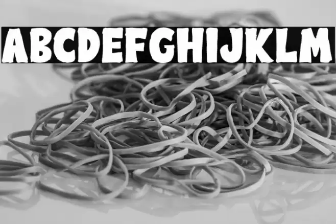 Zombie Monster Font examples