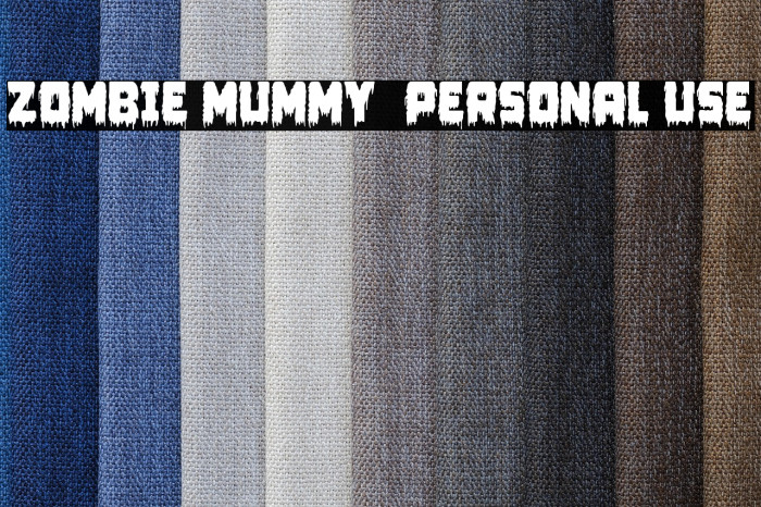 Zombie Mummy1 - Personal use Example 3