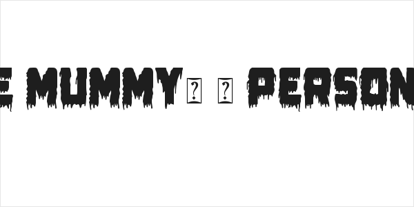Zombie Mummy1 - Personal use Logo