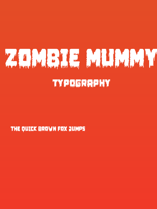 Zombie Mummy1 - Personal use Poster