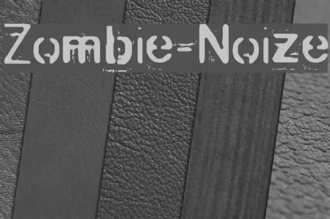 Zombie-Noize Font examples