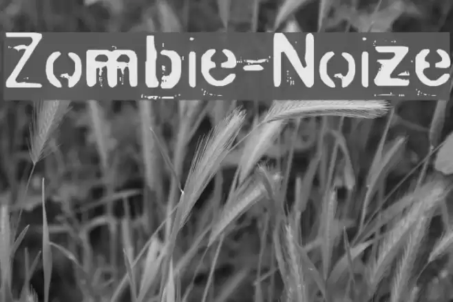 Zombie-Noize Font examples