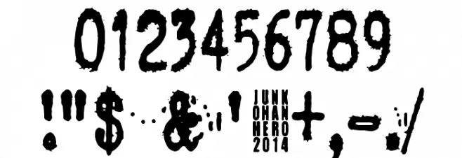 Zombie Queen 2 Font OTHER CHARS