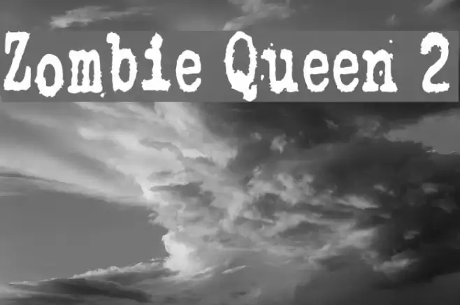 Zombie Queen 2 Font examples