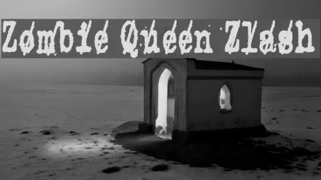Zombie Queen Zlash Font examples