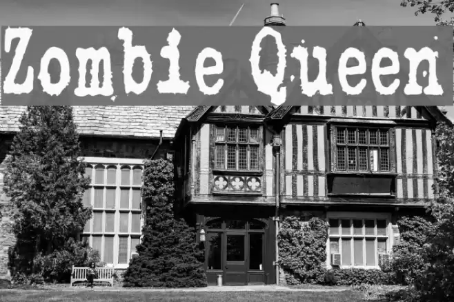 Zombie Queen Font examples