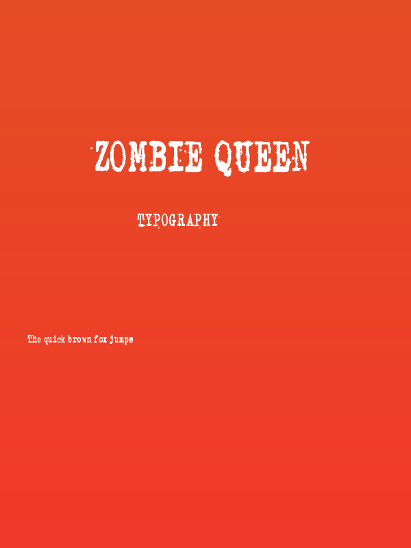 Zombie Queen Poster