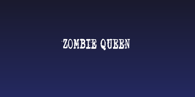 Zombie Queen Social Header