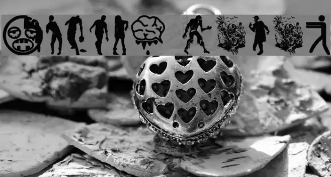 Zombie Salad Font examples