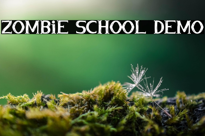 Zombie School Demo Example 1