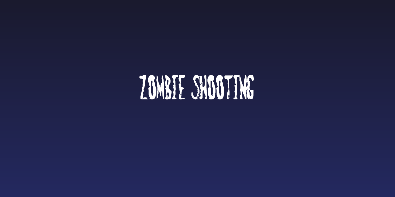 Zombie Shooting Social Header