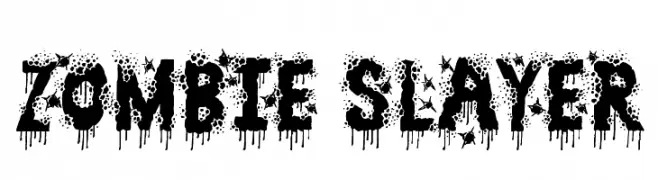 Zombie Slayer  font caratteri gratis