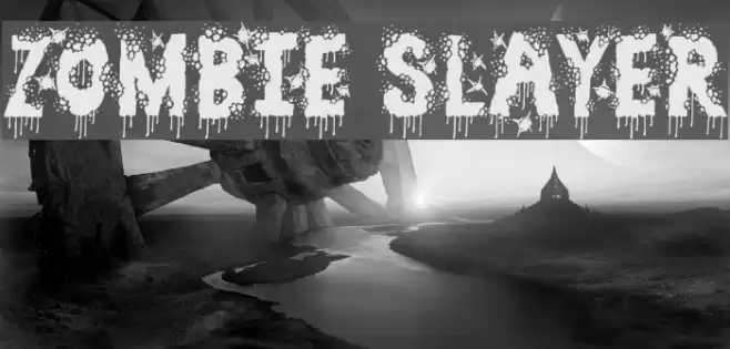 Zombie Slayer Font examples