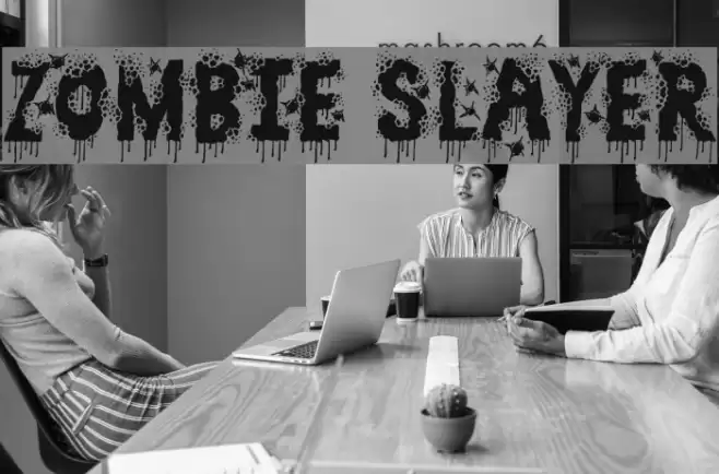 Zombie Slayer Font examples