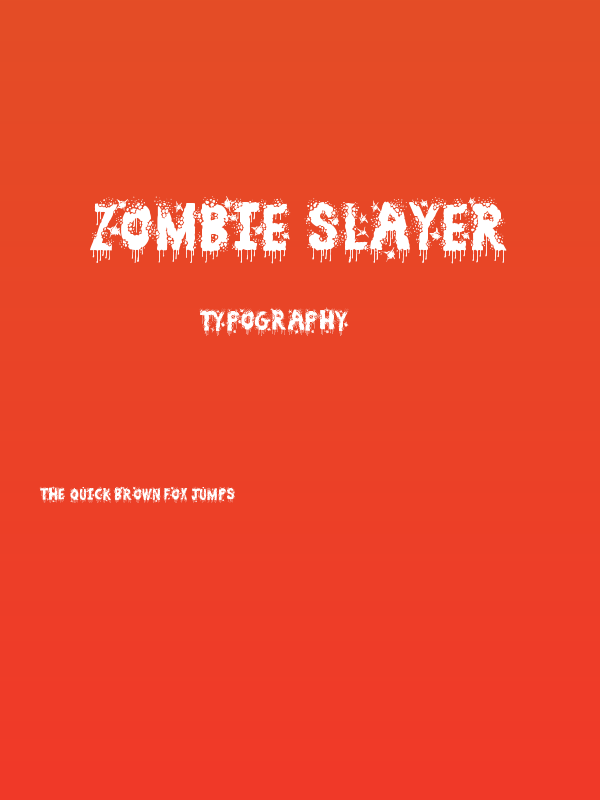 Zombie Slayer Poster