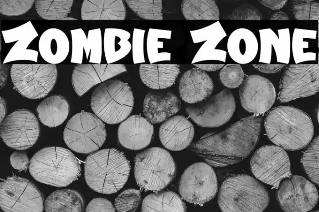 Zombie Zone Font examples