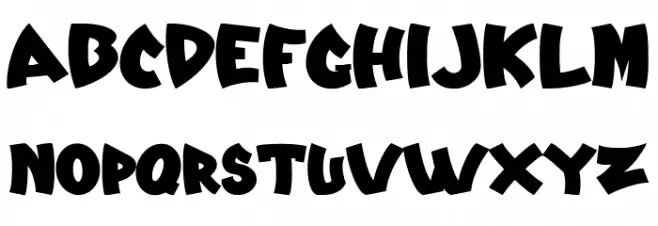 Zombie Zone Font LOWERCASE