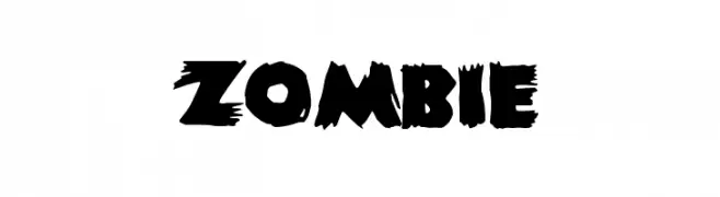 Zombie  Frei Schriftart Herunterladen
