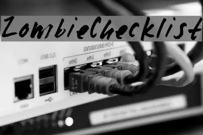 ZombieChecklist Font examples