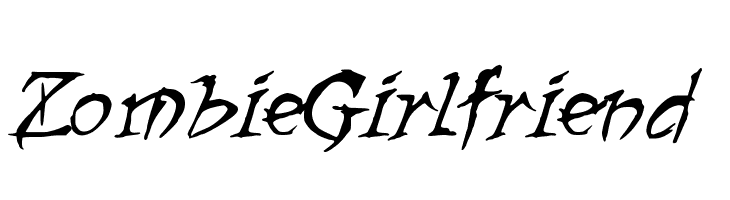 ZombieGirlfriend  Descarca Fonturi Gratis